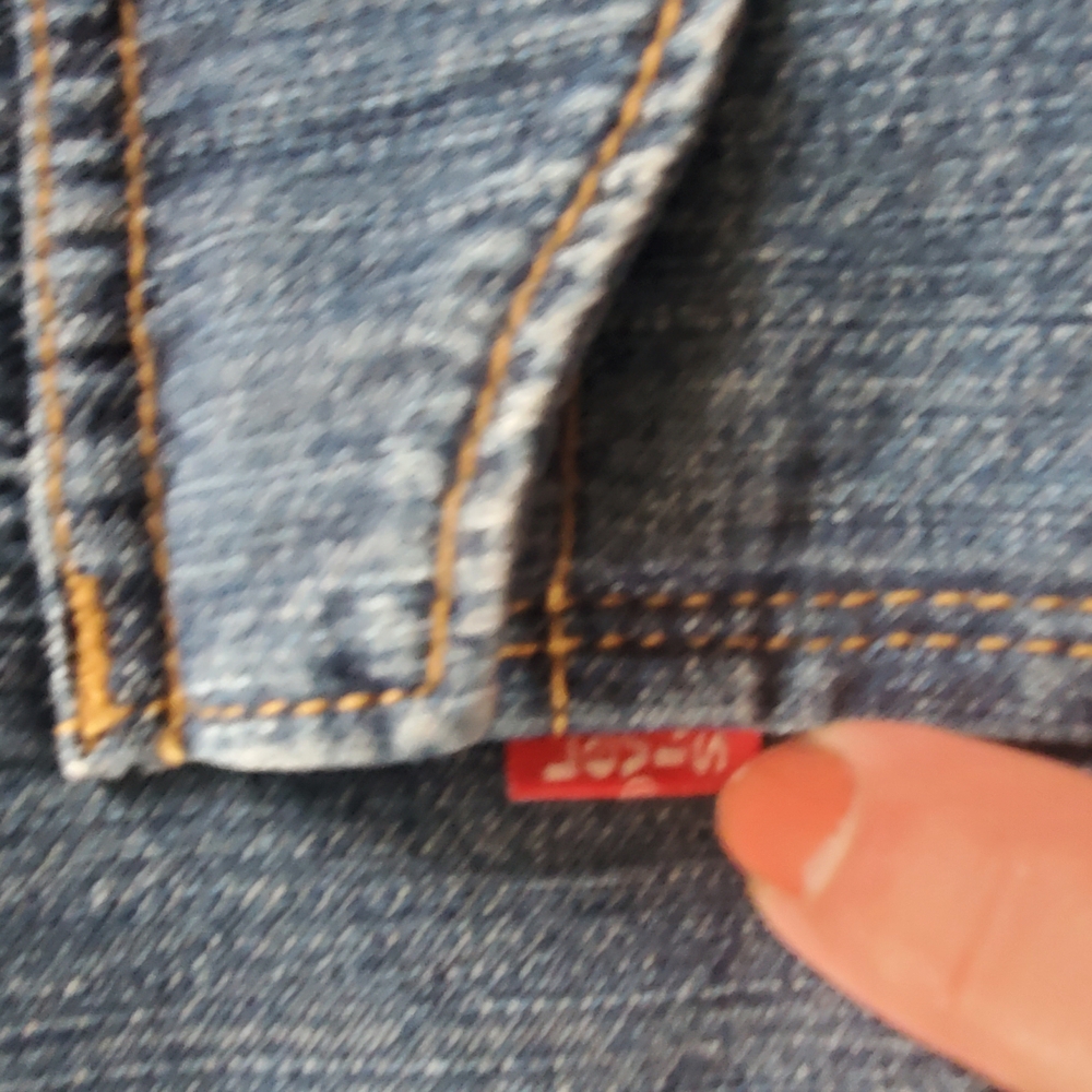 Levis Sherpa Lined White Tag Blue Jeans Jacket Mens Sz Xl - Picture 13 of 15